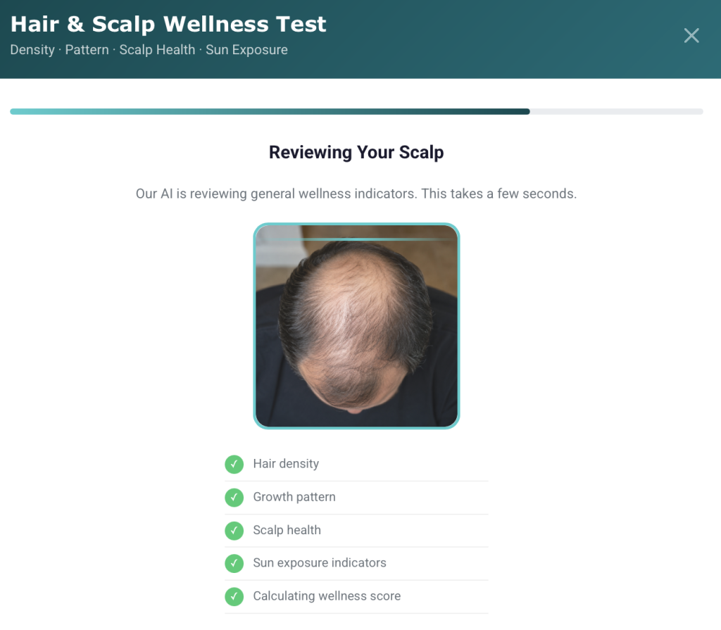 hair scalp wellness test